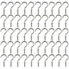 xiaozhenjida 50 Pcs Screw-in Ceiling Hooks Screw Hooks Cup Hooks