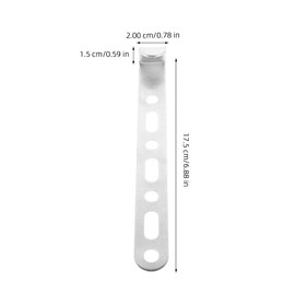 ULTECHNOVO Induction Support Mounting Bracket for Supply Shock Alloy Fixing Bracket with J Hook for Secure Installation of Ceiling Lights and Air Intake Holders