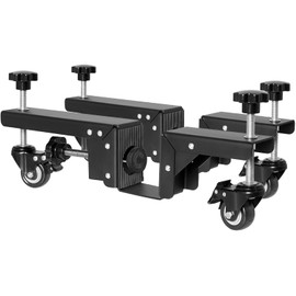 HomiShare Door Installation Kit, Heavy Duty Door Board Dolly for 1-3/8" and 1-3/4" Pre-Hung, Slab, and Front Doors, Black Powder Coated Installation Tool Kit for Commercial & Residential Use