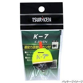 Tsuriken Uki K-7 Yellow No. 00