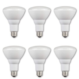 Westinghouse 5220020 9 Watt (65 Watt Equivalent) BR30 Flood Dimmable Soft White ENERGY STAR LED Light Bulb, Medium Base (6 Pack)