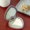 Pink Heart Compact Mirror 1 Piece 1X/2X Travel Mirror Great