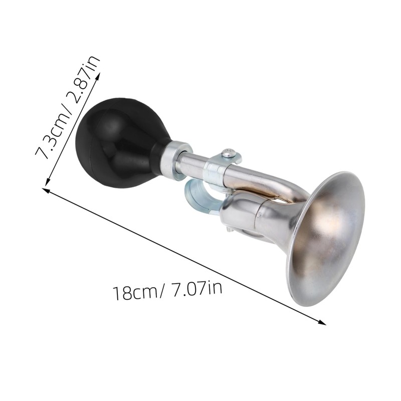 BESPORTBLE Retro Clown Horn for Bikes Metal Air Horn for