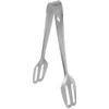 YOLOMART Rectangle Polished Stainless Steel Salad Tongs – Heavy-Duty Serving