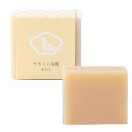 KURIYA Gentle Aroma Face Wash, Rice Bran, 1 Pack, 3.2 oz (90 g), Aroma, Soap, Essential Oils, Additive-free, Sensitive Skin, Solid, Cold Processing, Lemon Scent