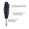 Wireless Guitar System Transmitter Receiver 2.4MHz Rechargeable Piano Instrument BT