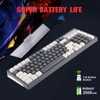 2.4G Wireless Gaming Keyboard 96 Keys Ergonomic Long Standby Time