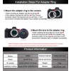 MK EFTR-A Metal Lens Adapter EF-EOSR Support Full Frame and