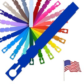 TAGKRAFTERS 7" x 3/4" Dark Blue - 1,000 Pcs - Plastic Plant Tags and Labels - Wrap Around Thermal Plastic - Nursery Garden Tree Labels | Made in The USA |