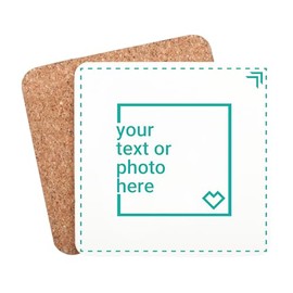 Spreadshirt Personalizable Coasters Set Of 4 Create Yourself With Photo Or Text Motif Of Your Choice Coasters (set of 4), One Size, white