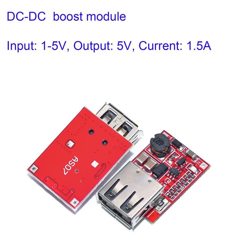 RUNCCI-YUN DC 0.9-5V to 5V USB Voltage Converter Power Supply