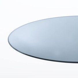 Spancraft 36" Inch Round 1/2" Thick Clear Glass Table Top with Ogee Edge and Tempered Glass, Replacement Glass Table Top, Great for Dining Tables, end Tables, and Outdoor Patio Table Tops or Table