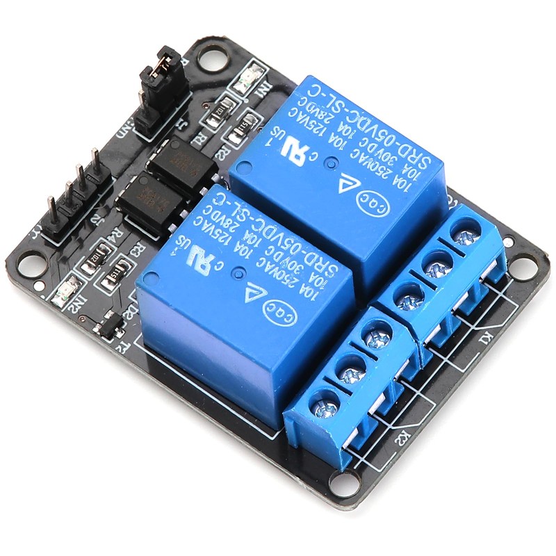Yizhet 5V 2 Channel-Relay, DC 5V 230V Relay Shield Module