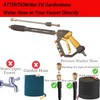 GDHXW High Power Washer Gun,Adjustable Pressure Washer Gun with Extension