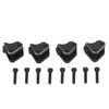 4pcs RC Crawler Link Mount Black Coating Increase Front Rear