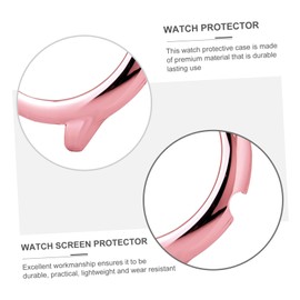 DOITOOL Watch Protective Frame Metal Tone PC Case for LS05 Easy Install Screen Protector