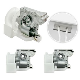 Amazing Drapery Hardware Low Profile Metal Cord Tilter, No Cord Included, for 2" Blinds - 1/4" Hex Rod Compatible - 3 Pack