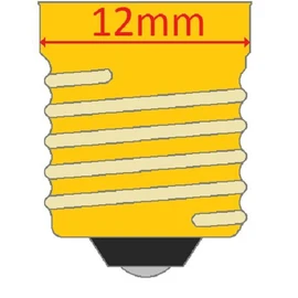 CEC Industries #3T4/120V Bulbs, 120 V, 3 W, E12 Base, T-4 Shape (Box of 10)