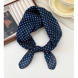 MaxWant Scarf, Linen Scarf, 22.8 x 22.8 inches (58 x 58 cm), Square, Women's, Linen, Cotton, Spring, Summer, Autumn, Thin, UV Gift, Hair Ornament, Bag Decoration, 8#