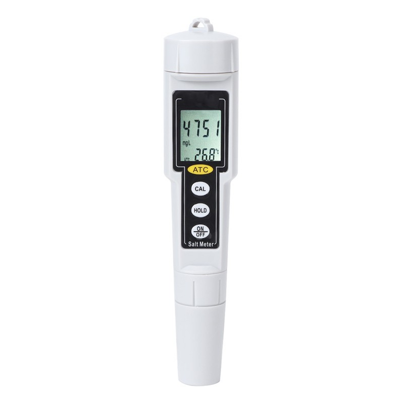 CT3081 Portable Digital Salinometer Salinity Temperature Humidity Tester Meter for