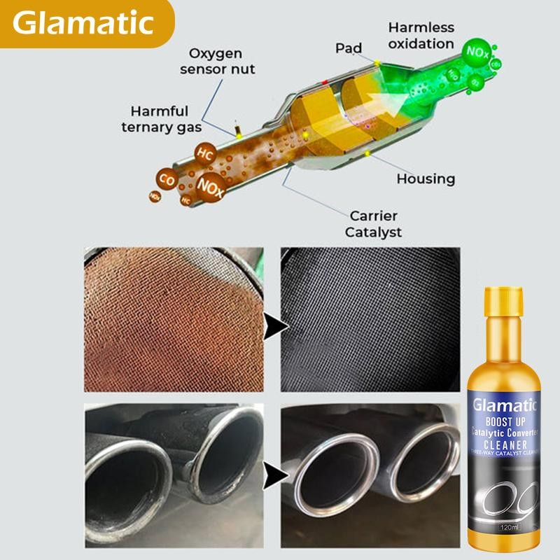 Catalytic converter cleaner, carbon deposit removal cleaner treatment agent:_1 pcs