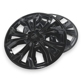 Gloss Black Chrome Delete Wheel Skin Rim Cover Hubcaps 20 Inch Snap-On, Compatible with Ford Explorer 2020-2024, Set of 4, WSK715-20BLK