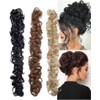 Extension De Cabello Banda Elástica Para Chongo Coleta 1pz banda