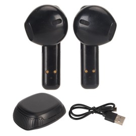 Bluetooth Translation Headset Stereo 74 Languages 70 Accents Support Low Latency Translation Earbuds for Calling Music Black