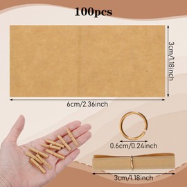 Shimmeroo 100 Pieces Mini Rolls Scroll Paper Mini Message in a Bottles Parchment Paper for Writing for Wishes Write Messages for Birthdays Anniversaries Celebrations Valentine Wish Bottles