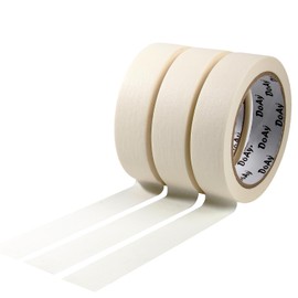 DOAY 3 Pack White Painters Tape - Masking Tape 1 Inch Wide - Multi-Surface, Smart Adhesion, Indoor & Outdoor - 270FT Total - Paint Tape for Artist, DIY, Labeling, Art, Car, General Purpose (#3910) | DOAY