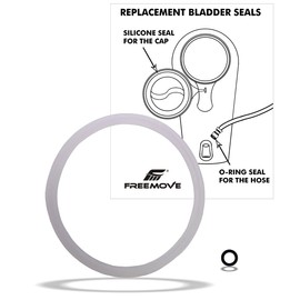FREEMOVE Hydration Bladder Replacement Seals > Cap & Tube Seal > an Essential Spare Set of Seals 2L or 3L Water Bladders
