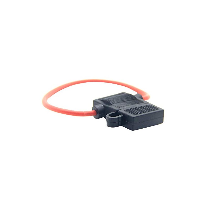 ZOOKOTO Inline Fuse Holder,14 AWG Gauge Wire Car Auto Blade
