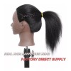 Maniqui Cabeza Cabello Natural Negro 40 Cm