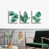 3 Cuadros Plantas Verdes Hogar Habitacion Canvas Arte Plantas