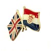 Croatia Croatian United Kingdom UK Union Jack EU Europe Friendship