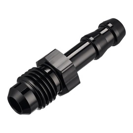 EVIL ENERGY 4AN Male to 1/4" Barb Push on Fitting Adapter Aluminum 2PCS