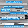 Drawer Runners, Pack of 2, Full Extension, with Self-Closing &
