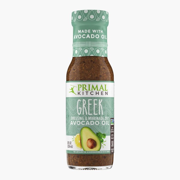 Primal Kitchen - Greek, Avocado Oil-Based Dressing and Marinade, Whole30 and Paleo Approved (8 oz)
