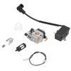 Carburetor Ignition Coil Sparking Plug Set for STIHL FS75 FS80