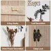 AHUONEL Key Holder Wall Mount Key Holder for Wall, Rustic