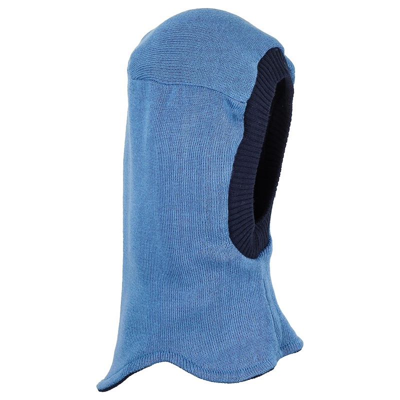 Sterntaler Reversible Cotton Knitted Scarf Hat - Knitted hat Blue