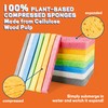 7 Pack Biodegradable Cellulose Pop Up Sponges | Compostable Kitchen