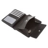 OLD RIVER Basic Leather Wallet Black (Black Vertical 006)