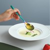 Kyraton Rainbow Soup Spoons, Pack of 12, 20.3 cm Stainless