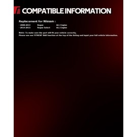 Torchbeam 98490 Air Conditioning Compressor, AC Compressor Fit for Rogue 2008-2013, Rogue Select 2014-2015