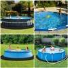 GarveeLife Pool Liners 18 Ft Round Above Ground, Pool Pads