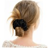 Baluue 8pcs Velour Hair Comfortable Elastic Ponytail Holders for Women