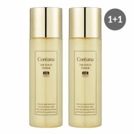 코리아나 [Half Club] 24K Gold Toner 1+1 / [하프클럽]24K 골드 토너 1+1