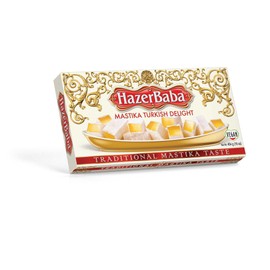 Hazer Baba Turkish Delight Candy, Gourmet Mastika Traditional Lokum, Unique Sweets, Gourmet Snack Box, Vegan Snack, Turkish Lokum, Loukumi, Delicias Turcas, Halal, Kosher, 16oz (454g)