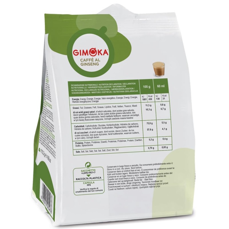 Gimoka - 16 Capsule Compatibili con Macchinetta Caffè Nescafé®* Dolce